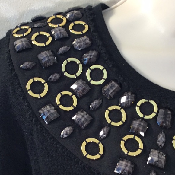 BANANA REPUBLIC EMBELLISHED SWEATER - Picture 4 of 8